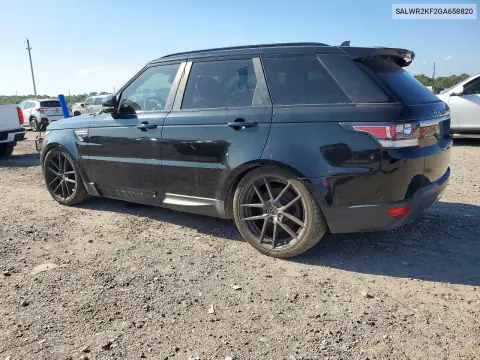 SALWR2KF2GA658820 — 2016 Land Rover Range Rover Sport, фото 2 с аукциона Copart, Мелкие вмятины и царапины