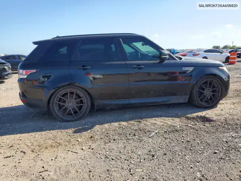 SALWR2KF2GA658820 — 2016 Land Rover Range Rover Sport, фото 3 с аукциона Copart, Мелкие вмятины и царапины