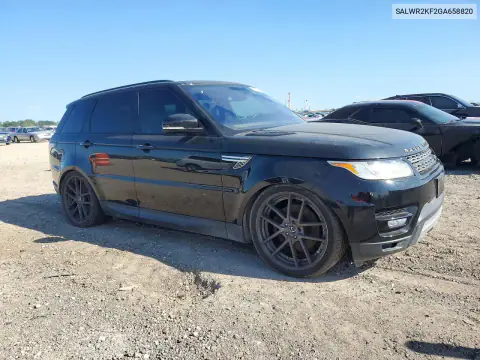 SALWR2KF2GA658820 — 2016 Land Rover Range Rover Sport, фото 4 с аукциона Copart, Мелкие вмятины и царапины