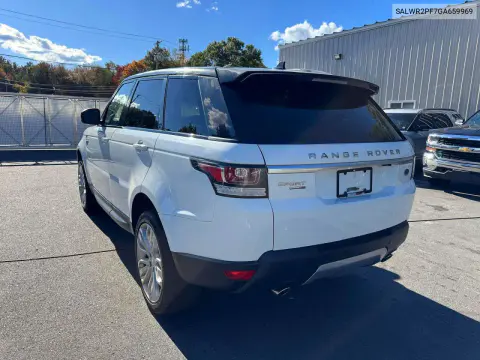 2016 Land Rover Range Rover Sport Hse VIN SALWR2PF7GA659969 фото 2