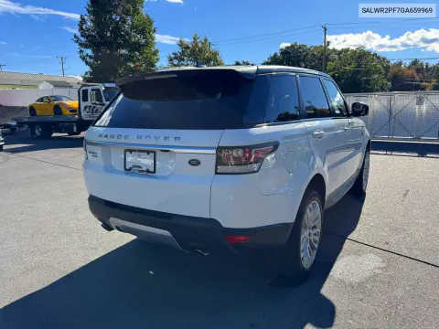 2016 Land Rover Range Rover Sport Hse VIN SALWR2PF7GA659969 фото 3
