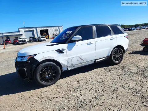 SALWG2FV1HA162075 — 2017 Land Rover Range Rover Sport, Передняя часть, фото до ремонта