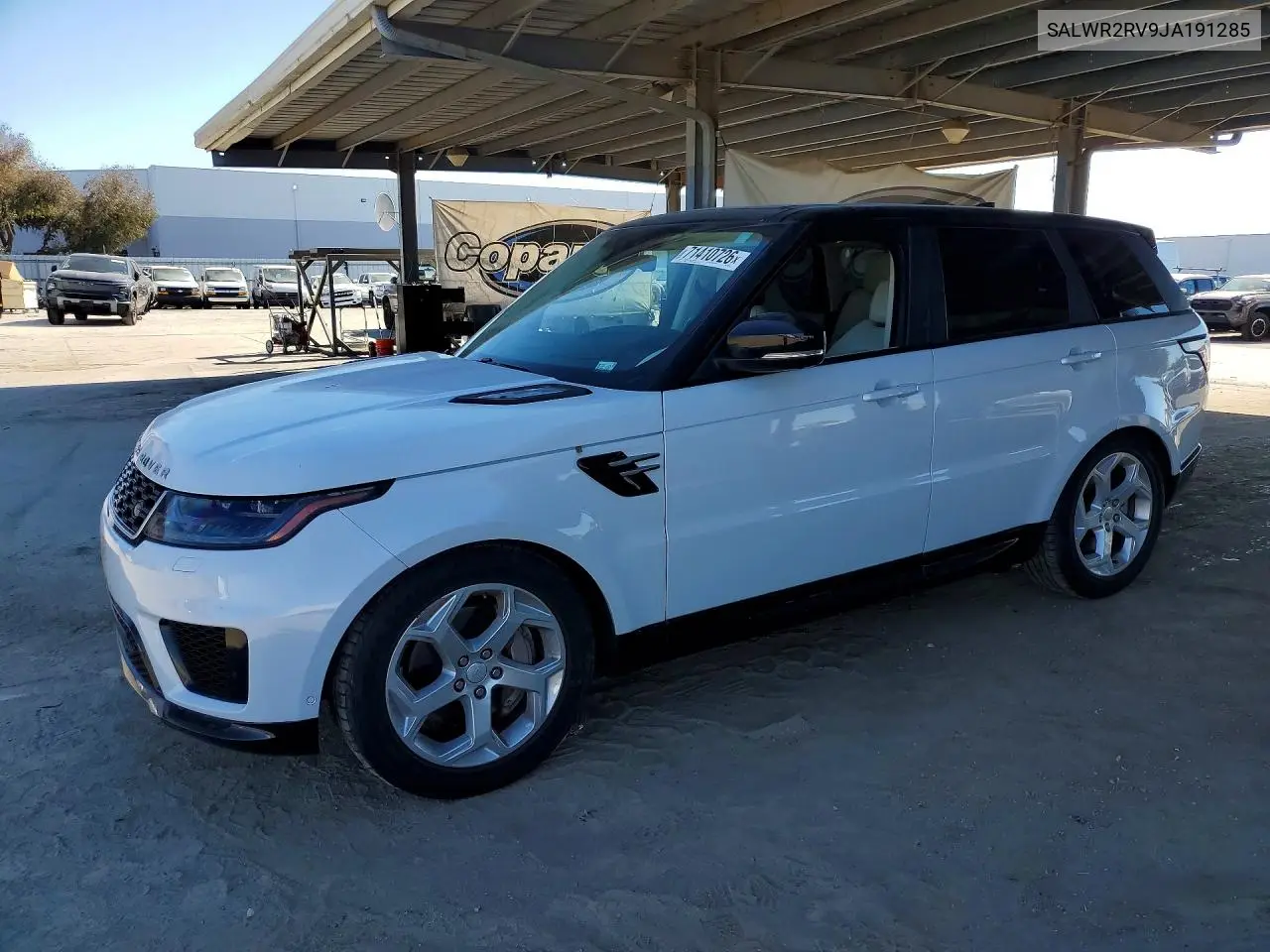 2018 Land Rover Range Rover Sport Hse VIN SALWR2RV9JA191285 фото 1