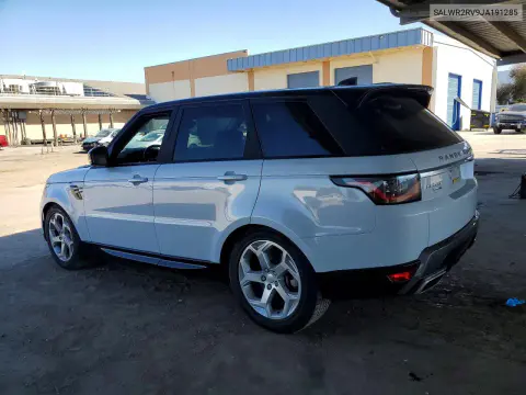 2018 Land Rover Range Rover Sport Hse VIN SALWR2RV9JA191285 фото 2