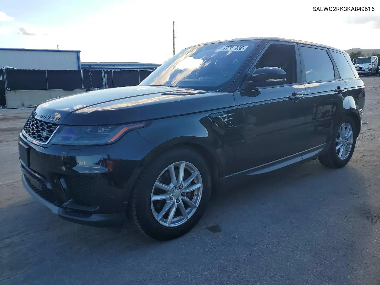 SALWG2RK3KA849616 Land Rover Range Rover Sport 2019 — повреждение Мелкие вмятины и царапины, фото до ремонта