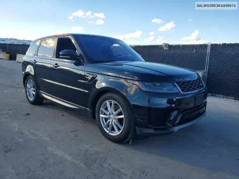 SALWG2RK3KA849616 — 2019 Land Rover Range Rover Sport, фото 4 с аукциона Copart, Мелкие вмятины и царапины