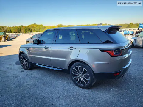 2021 Land Rover Range Rover Sport Hse Silver Edition VIN SALWR2SU3MA770391 фото 2