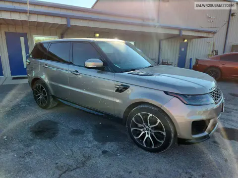 2021 Land Rover Range Rover Sport Hse Silver Edition VIN SALWR2SU3MA770391 фото 4