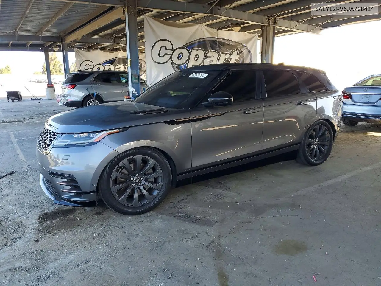 2018 Land Rover Range Rover Velar R-Dynamic Se VIN SALYL2RV6JA708424 фото 1