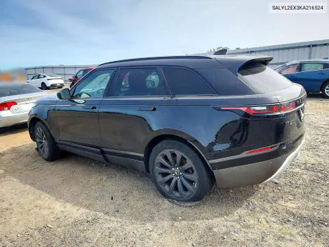 2019 Land Rover Range Rover Velar R-Dynamic Se VIN SALYL2EX3KA216524 фото 2