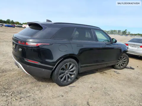 2019 Land Rover Range Rover Velar R-Dynamic Se VIN SALYL2EX3KA216524 фото 3