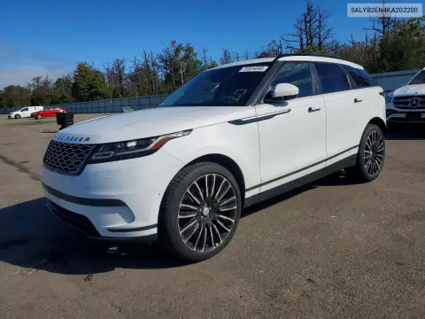 SALYB2EN4KA202200 — 2019 Land Rover Range Rover Velar, Подтопление, фото до ремонта