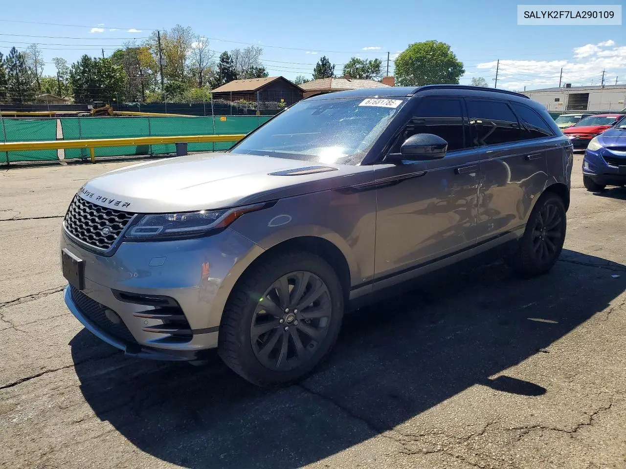 2020 Land Rover Range Rover Velar R-Dynamic S VIN SALYK2FV7LA290109 фото 1