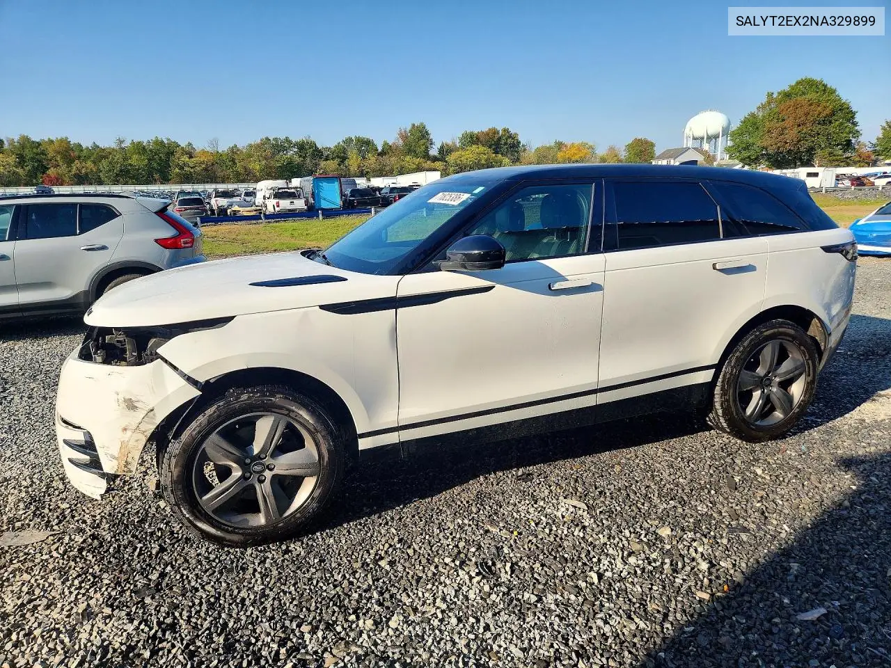 SALYT2EX2NA329899 Land Rover Range Rover Velar 2022 — повреждение Передняя часть, фото до ремонта