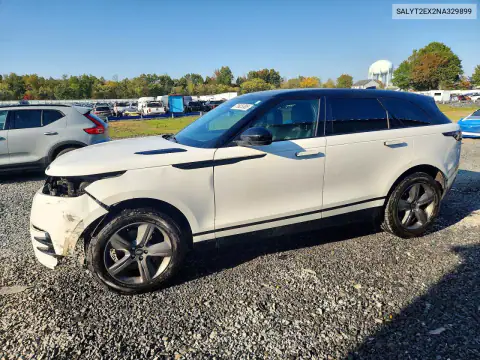 SALYT2EX2NA329899 — 2022 Land Rover Range Rover Velar, Передняя часть, фото до ремонта