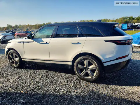 SALYT2EX2NA329899 — 2022 Land Rover Range Rover Velar, фото 2 с аукциона Copart, Передняя часть