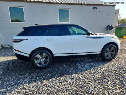 SALYT2EX2NA329899 — 2022 Land Rover Range Rover Velar, фото 3 с аукциона Copart, Передняя часть
