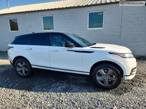 SALYT2EX2NA329899 — 2022 Land Rover Range Rover Velar, фото 4 с аукциона Copart, Передняя часть