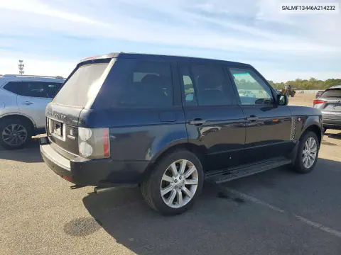 2006 Land Rover Range Rover Supercharged VIN SALMF13446A214232 фото 3