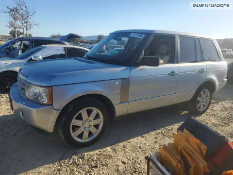 SALMF15428A292718 — 2008 Land Rover Range Rover, Сторона, фото до ремонта