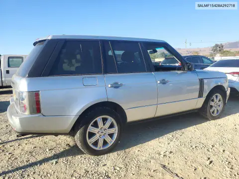 SALMF15428A292718 — 2008 Land Rover Range Rover, фото 3 с аукциона Copart, Сторона