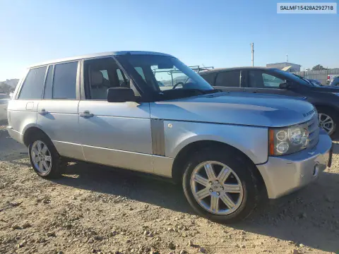 SALMF15428A292718 — 2008 Land Rover Range Rover, фото 4 с аукциона Copart, Сторона