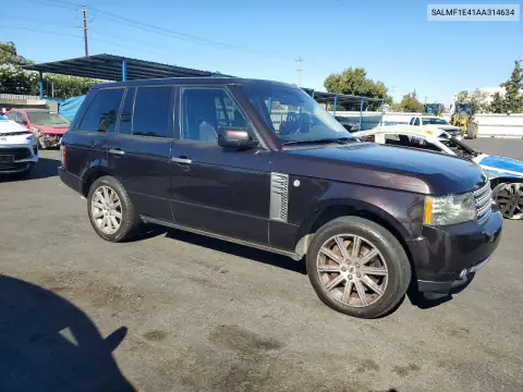 SALMF1E41AA314634 — 2010 Land Rover Range Rover, фото 4 с аукциона Copart 20.10.2026, Механические повреждения