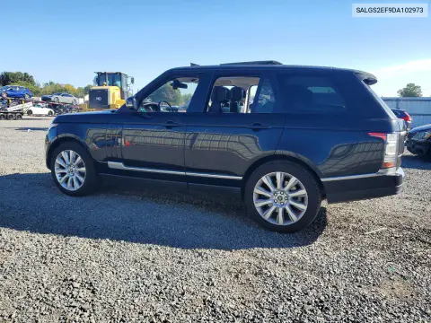 2013 Land Rover Range Rover Supercharged VIN SALGS2EF9DA102973 фото 2