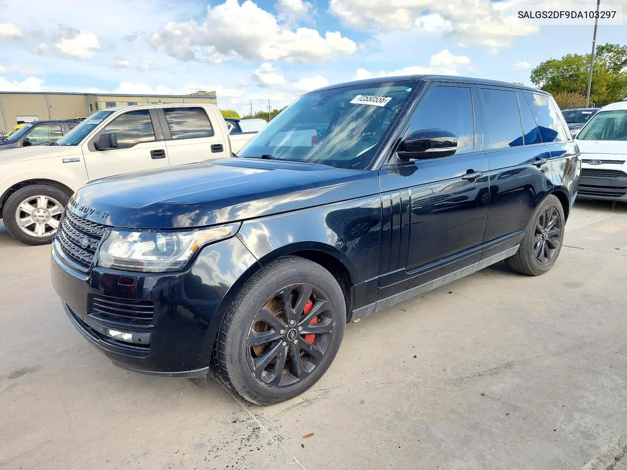 SALGS2DF9DA103297 Land Rover Range Rover 2013 — повреждение Задняя часть, фото до ремонта