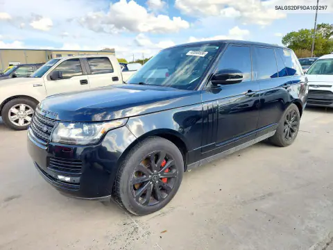 SALGS2DF9DA103297 — 2013 Land Rover Range Rover, Задняя часть, фото до ремонта
