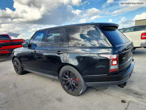SALGS2DF9DA103297 — 2013 Land Rover Range Rover, фото 2 с аукциона Copart, Задняя часть