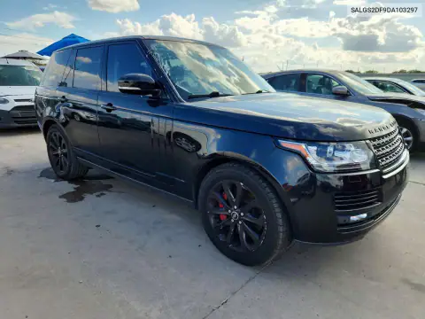 SALGS2DF9DA103297 — 2013 Land Rover Range Rover, фото 4 с аукциона Copart, Задняя часть