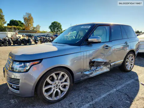 SALGS2DFXDA118407 — 2013 Land Rover Range Rover, Сторона, фото до ремонта