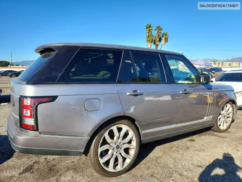 2013 Land Rover Range Rover Hse VIN SALGS2DFXDA118407 фото 3