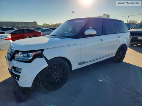 SALGS2TF4FA207328 — 2015 Land Rover Range Rover, Передняя часть, фото до ремонта