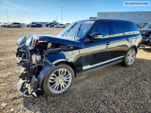 SALGS2EF0GA310602 — 2016 Land Rover Range Rover, Передняя часть, фото до ремонта