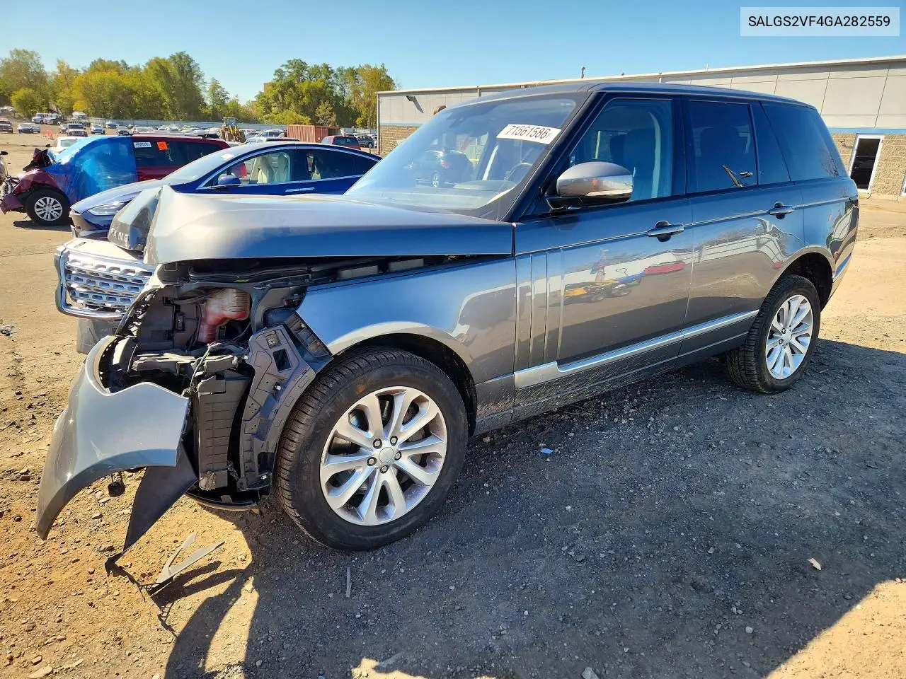 SALGS2VF4GA282559 Land Rover Range Rover 2016 — повреждение Передняя часть, фото до ремонта