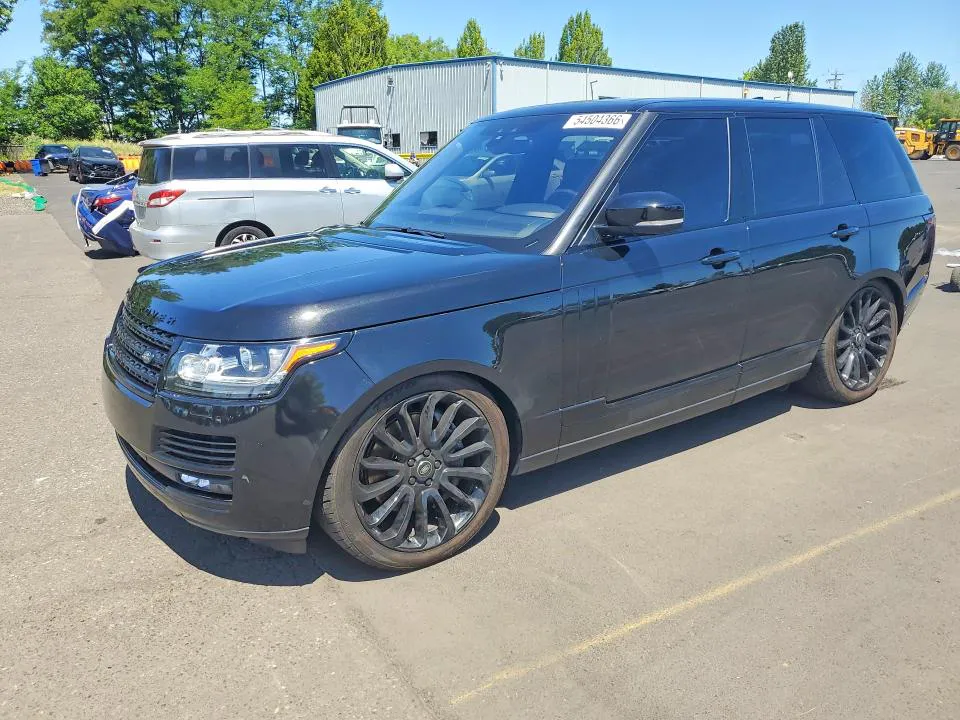 2017 LAND ROVER RANGE ROVER VIN SALGS2FE9HA330077 фото 1