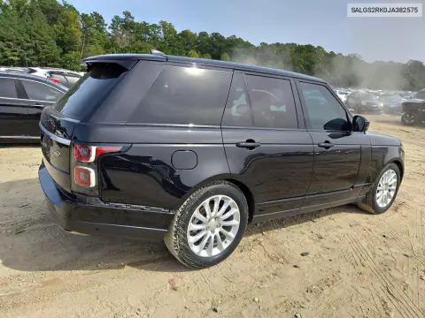 2018 Land Rover Range Rover Hse VIN SALGS2RK0JA382575 фото 3