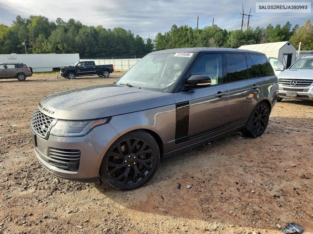 2018 Land Rover Range Rover Supercharged VIN SALGS2RE5JA380993 фото 1