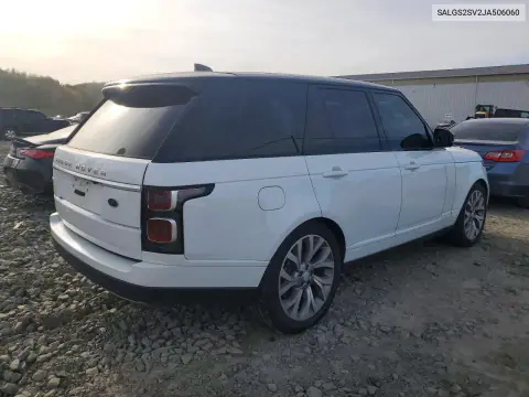 2018 Land Rover Range Rover Hse VIN SALGS2SV2JA506060 фото 3