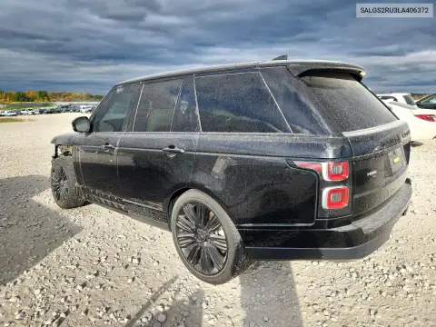 SALGS2RU3LA406372 — 2020 Land Rover Range Rover, фото 2 с аукциона Copart, Боковая часть