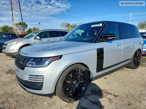 SALGS2SE7LA405888 — 2020 Land Rover Range Rover, Передняя часть, фото до ремонта
