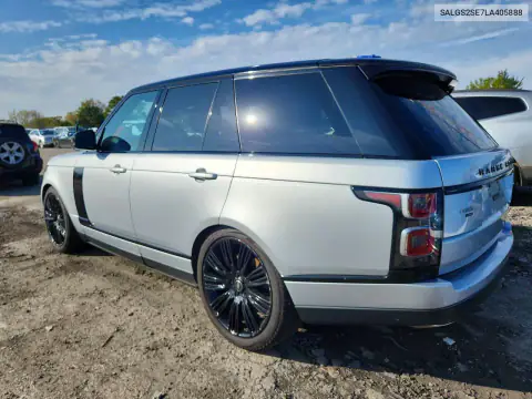 SALGS2SE7LA405888 — 2020 Land Rover Range Rover, фото 2 с аукциона Copart, Передняя часть