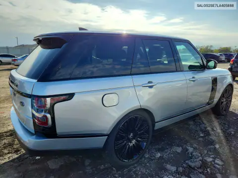SALGS2SE7LA405888 — 2020 Land Rover Range Rover, фото 3 с аукциона Copart, Передняя часть