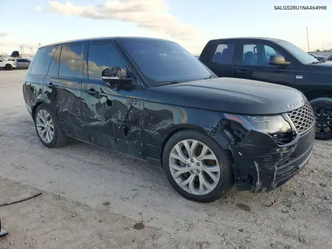 SALGS2RU1NA464998 — 2022 Land Rover Range Rover, фото 4 с аукциона Copart, Не указано