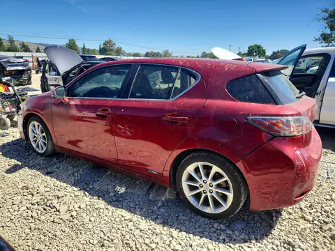 2012 LEXUS CT 200H VIN JTHKD5BH4C2086336 фото 2