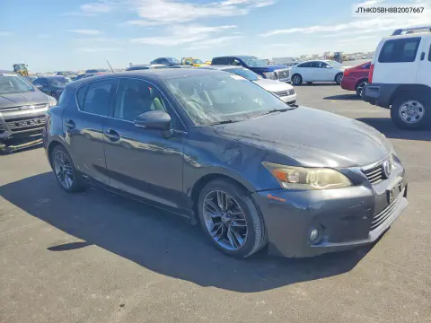2011 Lexus Ct 200 VIN JTHKD5BH8B2007667 фото 4