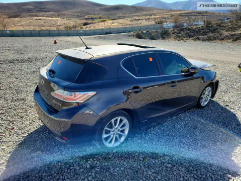 2011 Lexus Ct 200 VIN JTHKD5BH5B2035653 фото 3