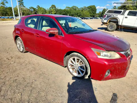 2012 Lexus Ct 200 VIN JTHKD5BH8C2112839 фото 4